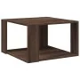 Mesa de centro madera ingeniería marrón roble 51,5x51,5x30 cm de , Mesas de centro - Ref: Foro24-848142, Precio: 43,58 €, Des...