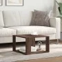 Mesa de centro madera ingeniería marrón roble 51,5x51,5x30 cm de , Mesas de centro - Ref: Foro24-848142, Precio: 43,58 €, Des...