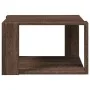 Mesa de centro madera ingeniería marrón roble 51,5x51,5x30 cm de , Mesas de centro - Ref: Foro24-848142, Precio: 43,58 €, Des...