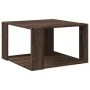 Mesa de centro madera ingeniería marrón roble 51,5x51,5x30 cm de , Mesas de centro - Ref: Foro24-848142, Precio: 43,58 €, Des...