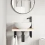 Soportes estante de lavabo 2 uds rectangular acero negro by , Supports and crossbars - Ref: Foro24-4007269, Price: 30,81 €, D...