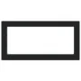 Soportes estante de lavabo 2 uds rectangular acero negro by , Supports and crossbars - Ref: Foro24-4007269, Price: 30,81 €, D...