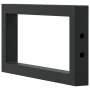 Soportes estante de lavabo 2 uds rectangular acero negro by , Supports and crossbars - Ref: Foro24-4007269, Price: 30,81 €, D...