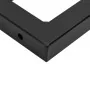 Soportes estante de lavabo 2 uds rectangular acero negro by , Supports and crossbars - Ref: Foro24-4007269, Price: 30,81 €, D...