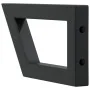 Soportes estante de lavabo 2 unidades trapecio acero negro by , Supports and crossbars - Ref: Foro24-4007283, Price: 31,47 €,...
