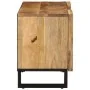 Mueble de TV madera maciza de mango rugosa 105x34x46 cm de , Almacenamiento para CD y DVD - Ref: Foro24-377436, Precio: 124,5...