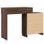 Tocador con luces LED marrón roble 115x37x110,5 cm by , Bedroom Dressers - Ref: Foro24-848233, Price: 124,98 €, Discount: %