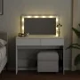 Tocador con luces LED blanco 100x40x120 cm by , Bedroom Dressers - Ref: Foro24-848206, Price: 140,52 €, Discount: %