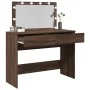 Tocador con luces LED marrón roble 100x40x120 cm de , Tocadores para dormitorios - Ref: Foro24-848212, Precio: 149,91 €, Desc...