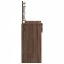 Tocador con luces LED marrón roble 100x40x120 cm de , Tocadores para dormitorios - Ref: Foro24-848212, Precio: 149,91 €, Desc...
