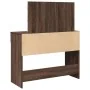 Tocador con luces LED marrón roble 100x40x120 cm de , Tocadores para dormitorios - Ref: Foro24-848212, Precio: 149,91 €, Desc...