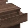 Tocador con luces LED marrón roble 100x40x120 cm de , Tocadores para dormitorios - Ref: Foro24-848212, Precio: 149,91 €, Desc...