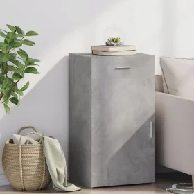 Aparador de madera de ingeniería gris hormigón 50x42,5x93 cm de , Aparadores - Ref: Foro24-846295, Precio: 98,95 €, Descuento: %