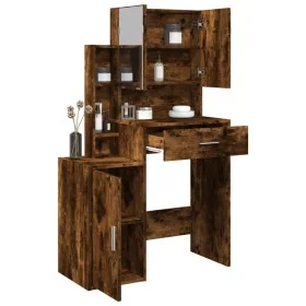 Tocador con mueble roble ahumado 80x35x132 cm by , Bedroom Dressers - Ref: Foro24-848238, Price: 116,03 €, Discount: %
