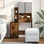 Tocador con mueble roble ahumado 80x35x132 cm von , Schlafzimmerkommoden - Ref: Foro24-848238, Preis: 116,03 €, Rabatt: %