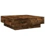 Mesa de centro madera de ingeniería roble ahumado 90x90x28 cm by , Coffee table - Ref: Foro24-848091, Price: 130,39 €, Discou...