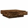 Mesa de centro madera de ingeniería roble ahumado 90x90x28 cm by , Coffee table - Ref: Foro24-848091, Price: 130,39 €, Discou...