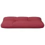 Cojín para sofá de palets de tela rojo tinto 80x40x12 cm de , Cojines para sillas y sofás - Ref: Foro24-360610, Precio: 22,69...