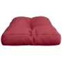 Cojín para sofá de palets de tela rojo tinto 80x40x12 cm de , Cojines para sillas y sofás - Ref: Foro24-360610, Precio: 22,69...