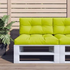 Cojín para sofá de palets de tela verde brillante 80x40x12 cm de , Cojines para sillas y sofás - Ref: Foro24-360612, Precio: ...