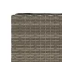 Jardinera con 3 maceteros ratán sintético gris 105x30x32 cm de , Maceteros y jardineras - Ref: Foro24-366418, Precio: 65,35 €...