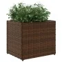 Jardinera de ratán sintético marrón 36x30x32 cm de , Maceteros y jardineras - Ref: Foro24-366426, Precio: 36,36 €, Descuento: %