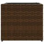 Jardinera de ratán sintético marrón 36x30x32 cm de , Maceteros y jardineras - Ref: Foro24-366426, Precio: 36,36 €, Descuento: %