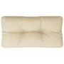 Cojín para sofá de palets de tela beige 80x40x12 cm de , Cojines para sillas y sofás - Ref: Foro24-360604, Precio: 23,44 €, D...