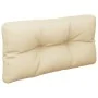 Cojín para sofá de palets de tela beige 80x40x12 cm de , Cojines para sillas y sofás - Ref: Foro24-360604, Precio: 23,44 €, D...