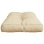 Cojín para sofá de palets de tela beige 80x40x12 cm de , Cojines para sillas y sofás - Ref: Foro24-360604, Precio: 23,44 €, D...