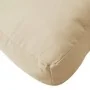 Cojín para sofá de palets de tela beige 80x40x12 cm de , Cojines para sillas y sofás - Ref: Foro24-360604, Precio: 23,44 €, D...