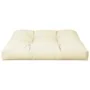 Cojín para sofá de palets tela crema 80x80x12 cm de , Cojines para sillas y sofás - Ref: Foro24-360493, Precio: 38,19 €, Desc...
