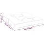 Cojín para sofá de palets tela crema 80x80x12 cm de , Cojines para sillas y sofás - Ref: Foro24-360493, Precio: 38,19 €, Desc...