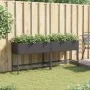Jardineras con estante 2 uds ratán sintético negro 90x40x75 cm by , Pots and planters - Ref: Foro24-3210507, Price: 151,55 €,...