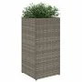 Jardineras 2 unidades ratán sintético gris 30x30x60 cm de , Maceteros y jardineras - Ref: Foro24-3210518, Precio: 95,41 €, De...
