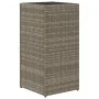 Jardineras 2 unidades ratán sintético gris 30x30x60 cm de , Maceteros y jardineras - Ref: Foro24-3210518, Precio: 95,41 €, De...