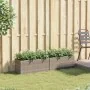 Jardineras con 2 maceteros 2 uds ratán PE gris 72x30x32 cm de , Maceteros y jardineras - Ref: Foro24-3210530, Precio: 86,66 €...