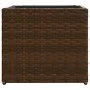 Jardineras 2 unidades ratán sintético marrón 36x30x32 cm de , Maceteros y jardineras - Ref: Foro24-3210532, Precio: 65,24 €, ...