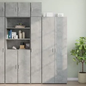 Armario estrecho madera ingeniería gris hormigón 30x42,5x225 cm de , Aparadores - Ref: Foro24-3281262, Precio: 170,50 €, Desc...
