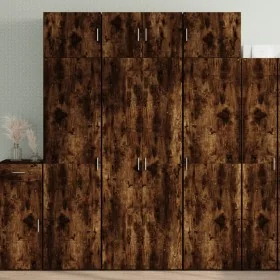 Armario de madera de ingeniería roble ahumado 70x42,5x225 cm by , Sideboards - Ref: Foro24-3281333, Price: 239,19 €, Discount: %