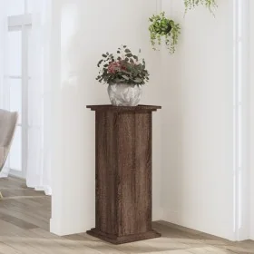 Soportes de plantas madera ingeniería marrón roble 33x33x80 cm de , Soportes para macetas - Ref: Foro24-852975, Precio: 54,56...