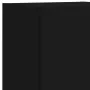 Mueble de pared de TV con luces LED 8 piezas negro de , Muebles TV - Ref: Foro24-3216765, Precio: 337,75 €, Descuento: %