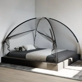 Mosquitera con puertas Mongolia 220 malla negra 200x180x135 cm de , Mosquiteras - Ref: Foro24-4010044, Precio: 26,74 €, Descu...