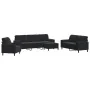Juego de sofás con cojines 4 piezas terciopelo negro de , Sofás - Ref: Foro24-3278466, Precio: 743,62 €, Descuento: %