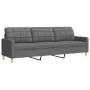 Juego de sofás con cojines 2 piezas tela gris oscuro by , Sofas - Ref: Foro24-3278336, Price: 492,89 €, Discount: %