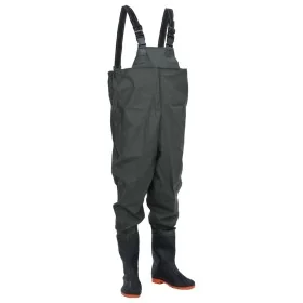 Vadeador de pecho con botas verde oscuro talla 40 de , Vadeadores para caza y para pesca - Ref: Foro24-4016974, Precio: 34,07...