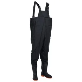 Vadeador de pecho con botas negro talla 38 de , Vadeadores para caza y para pesca - Ref: Foro24-4016981, Precio: 34,07 €, Des...