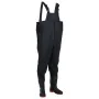 Vadeador de pecho con botas negro talla 40 de , Vadeadores para caza y para pesca - Ref: Foro24-4016983, Precio: 34,07 €, Des...