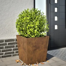 Jardinera de acero oxidado 50x50x50 cm by , Pots and planters - Ref: Foro24-851078, Price: 60,61 €, Discount: %