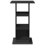Mesa bar con almacenaje madera ingeniería negra 60x60x102 cm de , Mesas de cocina y de comedor - Ref: Foro24-854329, Precio: ...